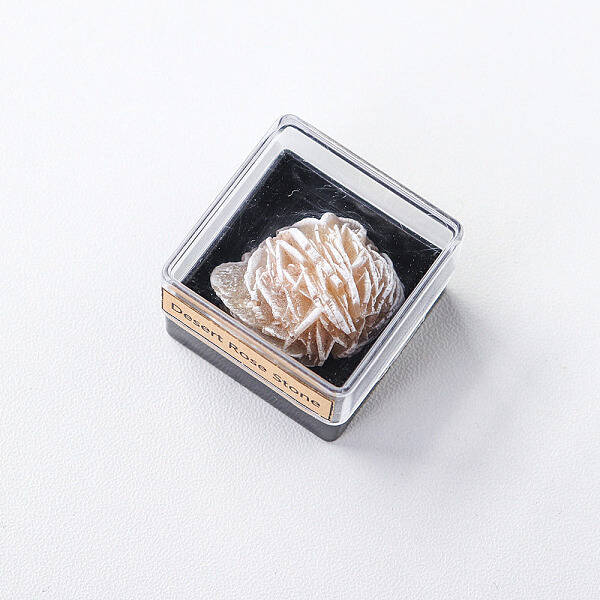 Reiki Raw Natural Desert Rose Nuggets Specime in Square Plastic Box