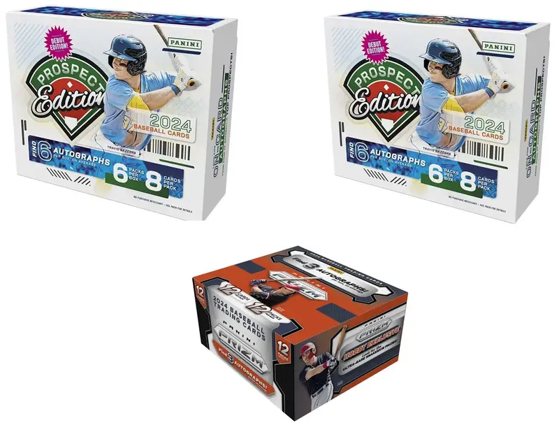 2x 2024 Panini Prospect Edition hobby box & 1x 2024 Panini Prizm hobby box - PYT break - 3 total boxes - 250405-5