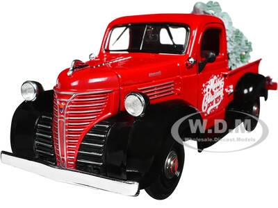 1941 Plymouth Pickup Truck Red and Black \
