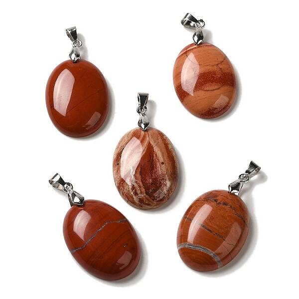 Natural Red Jasper Pendants
