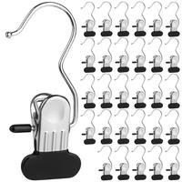 30 Pack Boot Hangers Clips for closet, HeavyDuty Legging Organizer for Closet HangingPants Hangers with Clips Clothes Pins Ha...