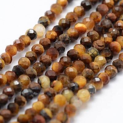 Natural Tiger Eye Beads Strands