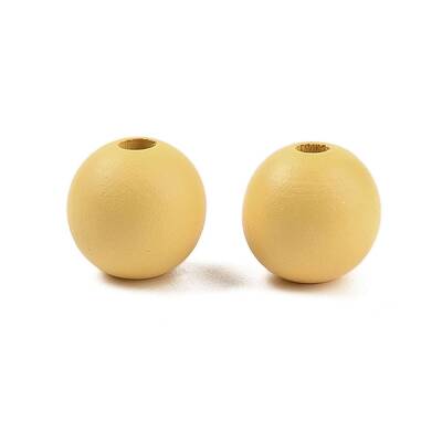 Wood European Beads