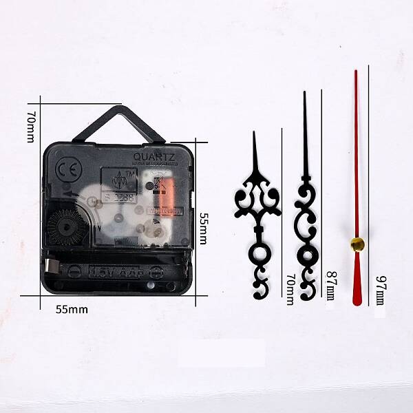 Plastic Long Shaft Clock Movement Mechanism