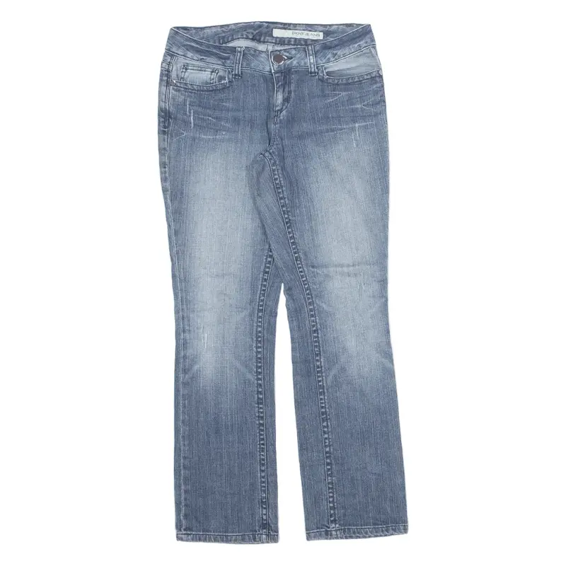 DKNY Jeans Blue Denim Regular Straight Stone Wash Womens W29 L29