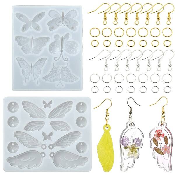 DIY Butterfly Pendant Silicone Molds for DIY Earring Making