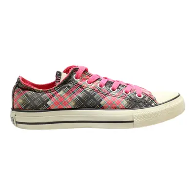 CONVERSE Low Top Trainers Black Canvas Womens UK 5