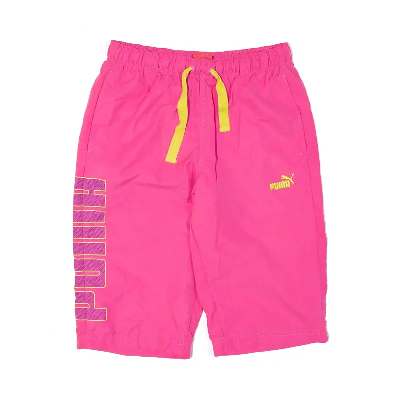 PUMA Pink Regular Sports Shorts Womens S W28