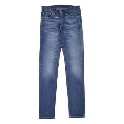 LEVI'S 510 Jeans Mens Blue Slim Skinny Stone Wash W28 L32
