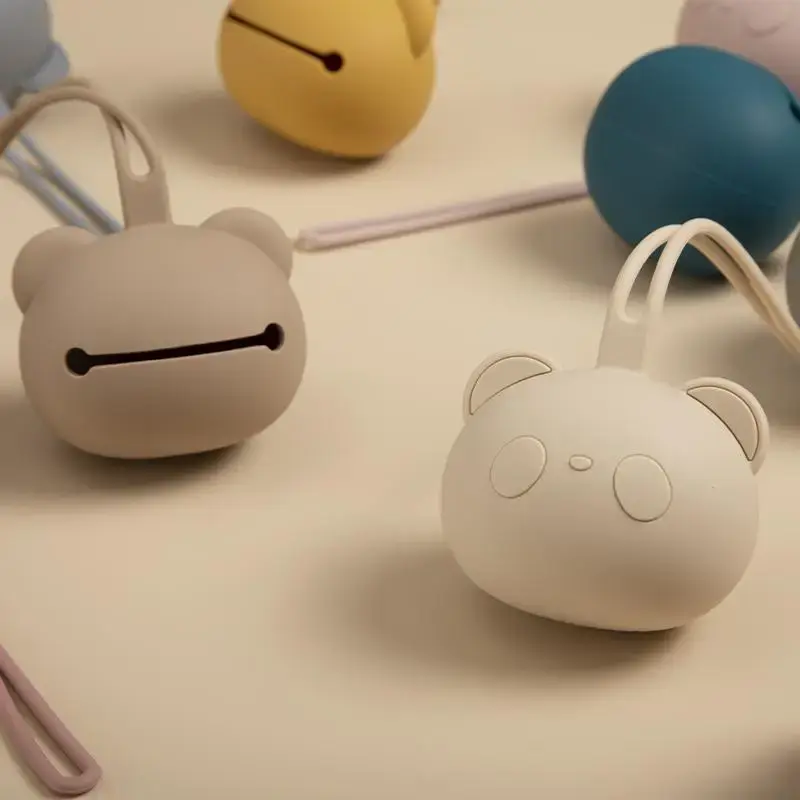 Silicone Pacifier Carrying Case for Newborns, BPA Free and Easy to Clean Pacifier Storage Box, Portable Pacifier Bag for Boys...