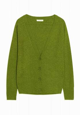 Cardigan K 011-fgi195 Green | Color: GREEN | Size: 2-M
