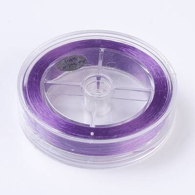 Flat Elastic Crystal String