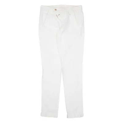 MARITHE FRANCOIS GIRBAUD Womens Trousers White Slim Skinny W30 L32
