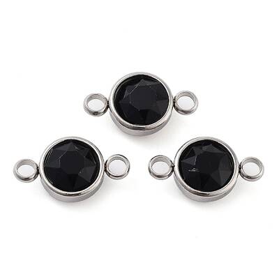 Glass Connector Charms