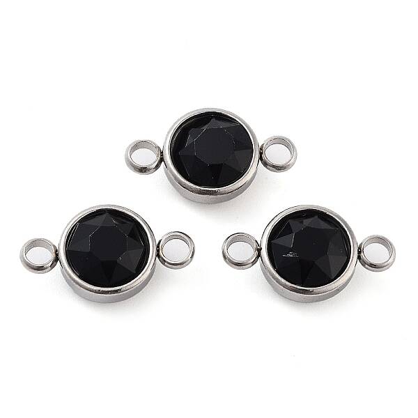 Glass Connector Charms
