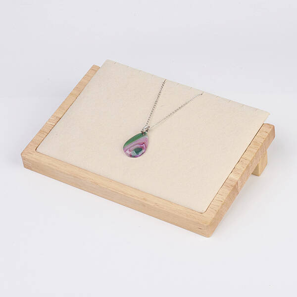 Wood Necklace Displays