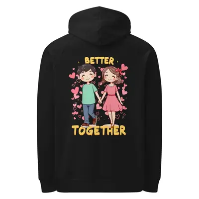 Better Together - Heartwarming Couple's Hoodie