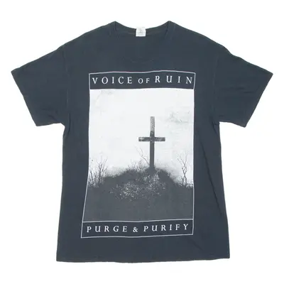 GILDAN Voice Of Ruin Mens Band T-Shirt Black L