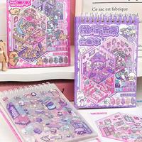 Creative Scene Sticker Book, 30pcs/set 3D Sticker Book, DIY Decorative Sticker Book, DIY Decals for Water Bottle, Laptop, Pho...