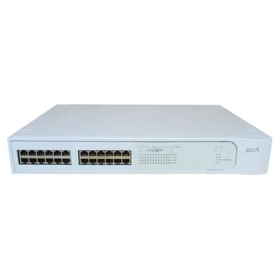 3C16980A-US 3Com SuperStack II 3300 24 x RJ-45 Ports 10/100Base-TX Layer 2 Managed Rack-mountable Fast Ethernet Network Switc...