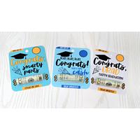 Congrats Grad Money Card with Plastic Dome - Graduation Gift Card - Unique Money Holder for Cash Gift - Graduation Greeting C...