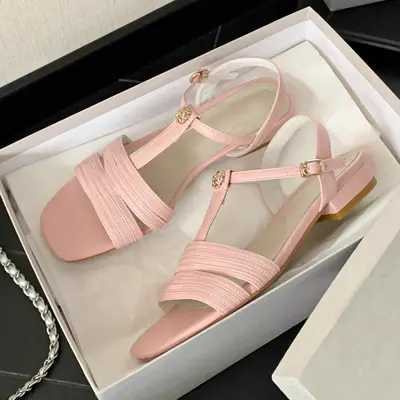 CHIKO Wrenlee Open Toe Block Heels Flats Sandals