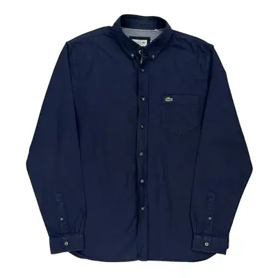 Lacoste Shirt - Large Blue Cotton