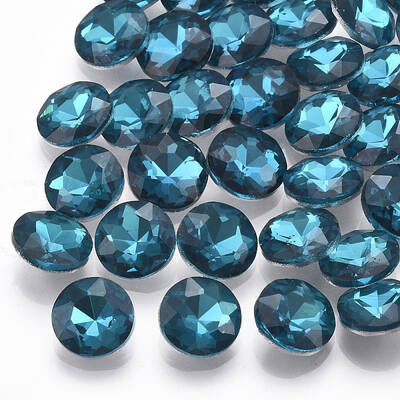 Pointed Back Glass Rhinestone Cabochons