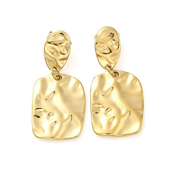 304 Stainless Steel Dangle Stud Earrings