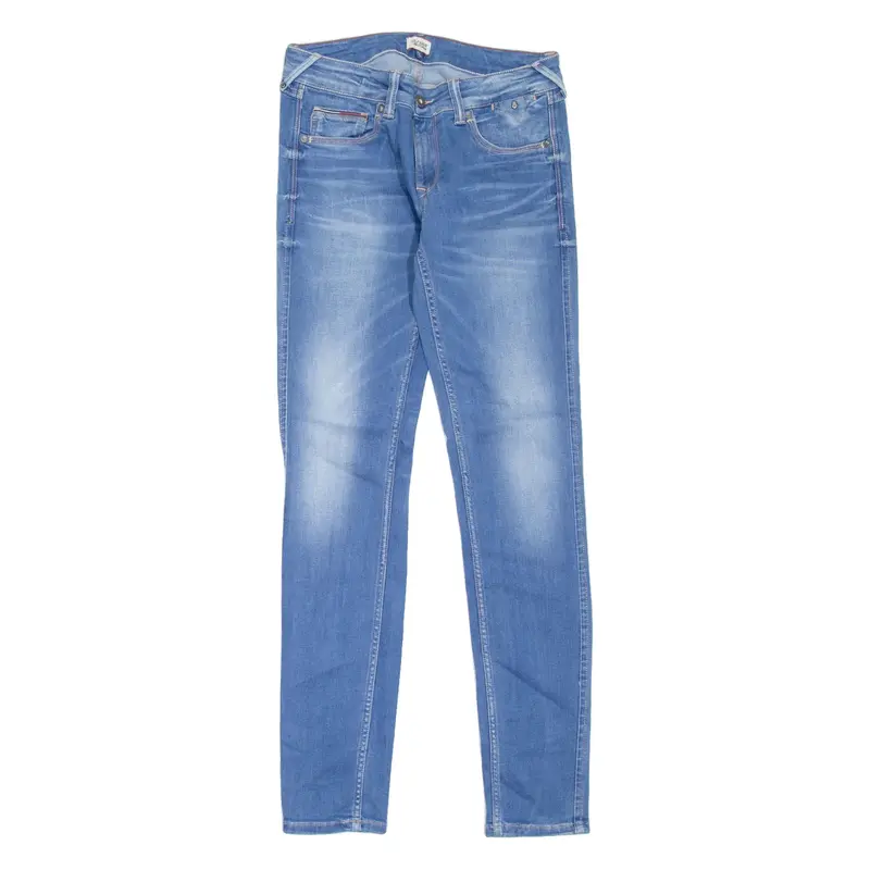 HILFIGER DENIM Sophie Womens Jeans Blue Slim Skinny Stone Wash W38 L32