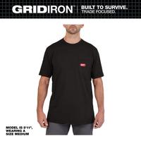 Milwaukee 605 Men's GRIDIRON Cotton/Polyester Short-Sleeve Pocket T-Shirt