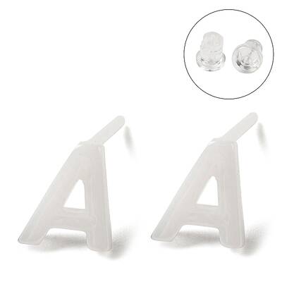 Hypoallergenic Bioceramics Zirconia Ceramic Stud Earrings
