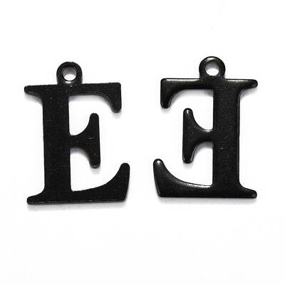 304 Stainless Steel Alphabet Charms