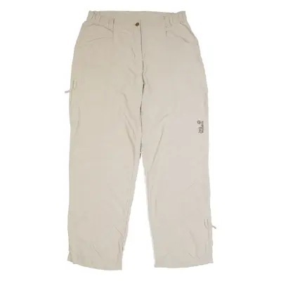 JACK WOLFSKIN Outdoor Womens Trousers Beige Regular Straight W30 L27