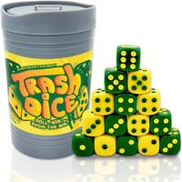 Trash Or Treasure Dice Game, Durable Dice Game with Bucket, Fun Dice Game for Travel, Party & Game Night, Party Accessories