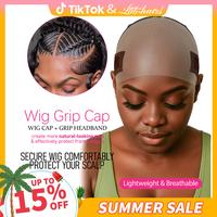 Labhairs Lace-MAX Wig Grip Cap – No-Slip Comfort for Glueless Wigs | Adjustable Headband Stays Put All Day | Ultra-Thin HD ...