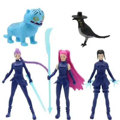 5Pcs Kpop Demon Hunter Figure Action Figures Set - 24pcs Sprunki Collectible Dolls for Car & Desktop Decor - Unique Christmas...