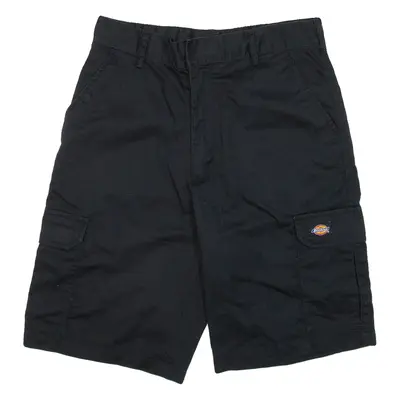 DICKIES Mens Workwear Shorts Black Relaxed M W30