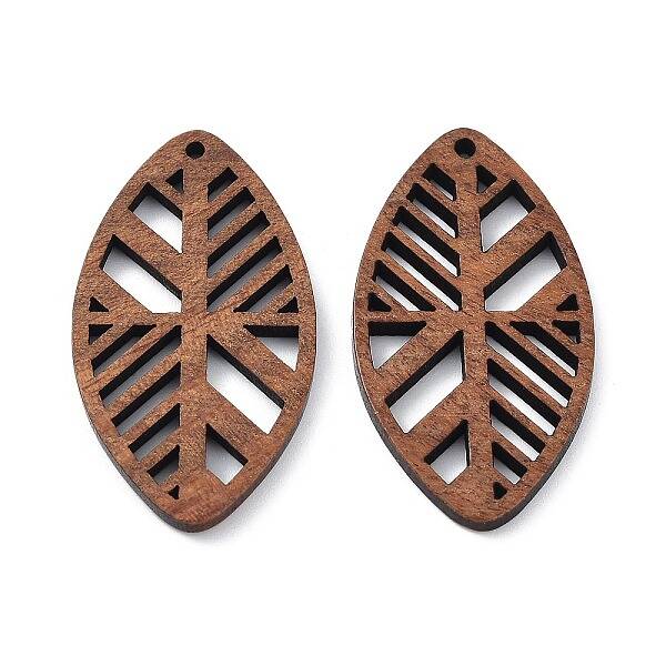 Walnut Wood Laser Cut Pendants