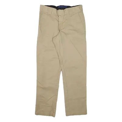 DICKIES Mens Trousers Beige Regular Straight W30 L30