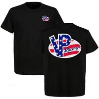 VP Racing T-Shirt, American Flag Logo Graphic, Bold & Patriotic for Racing Fans - RS