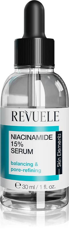 Revuele Niacinamide 15% smoothing facial serum to tighten pores and achieve a matte look 30 ml