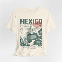Gulf of Mexico Shirt, Golfo de México 1550 Retro Vintage Art Shirt, Vacation Mexico Shirt, Gulf of Mexico, Gulf of Mexico Fo...