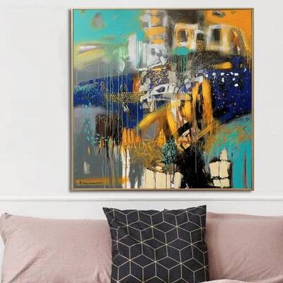 Extra Large Abstract Colorful Paintings On Canvas Modern Oil Painting Vivid Art Textured Painting | GLARING