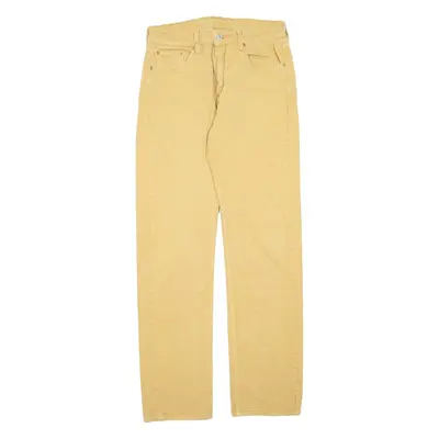 LEVI'S Mens Trousers Brown Regular Straight W30 L32