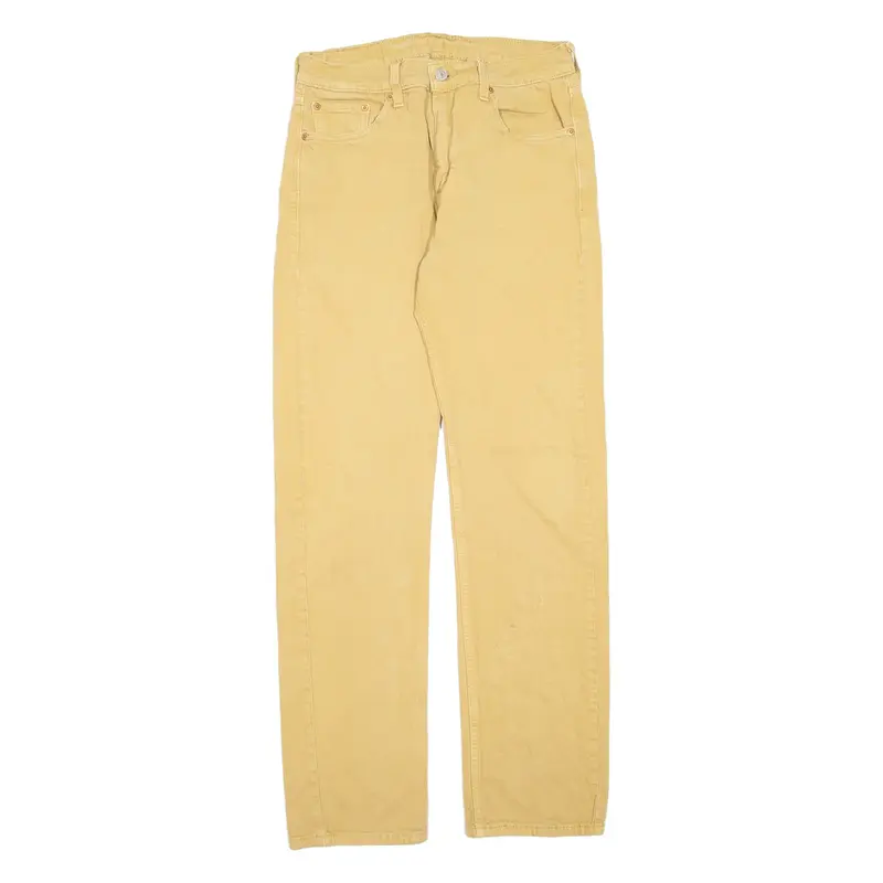 LEVI'S Mens Trousers Brown Regular Straight W30 L32