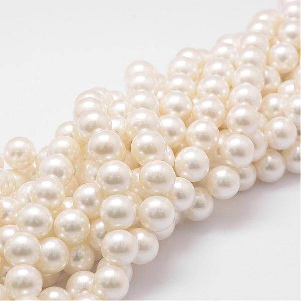 Shell Pearl Bead Strands