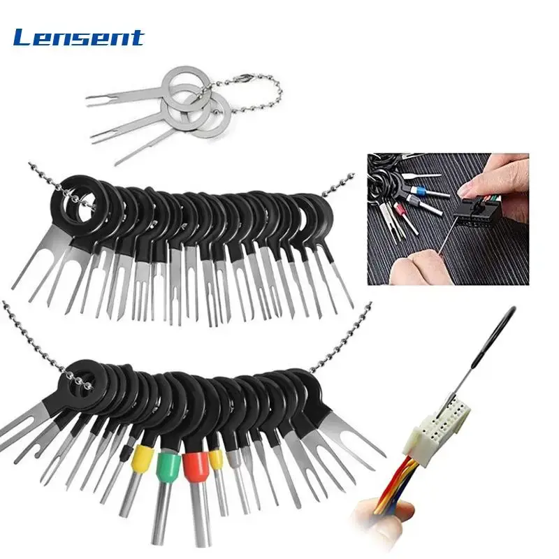 Car Terminal Removal Tool Kit, Car Terminal Pin Extractor Tool, Wire Connector Pin Release Key Extractor Tools Set for Most ...