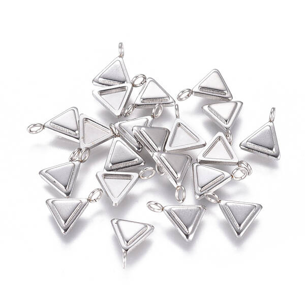 Non-Tarnish 304 Stainless Steel Pendant Cabochon Settings