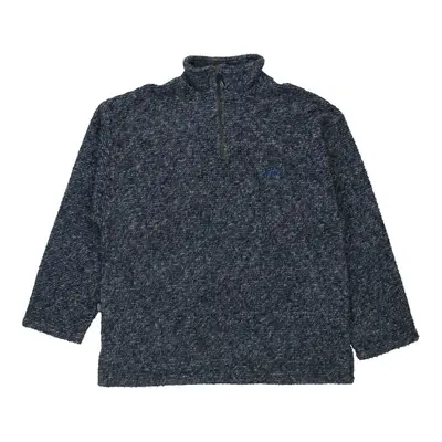 Muana 1/4 Zip - XL Navy Polyester Blend